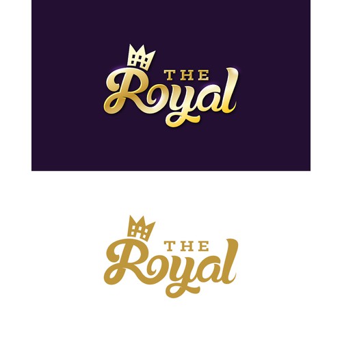 Give me a sign of Royalty, luxury, apartment homes.