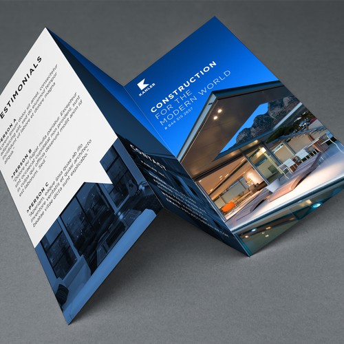 Brochure for Construction Company