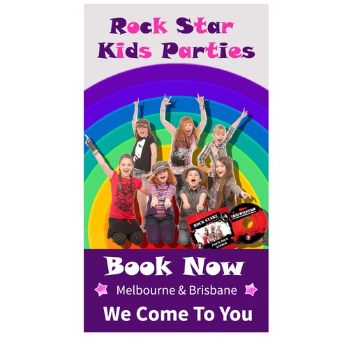 Kids Music Party Business Seeks Design Rock Star!