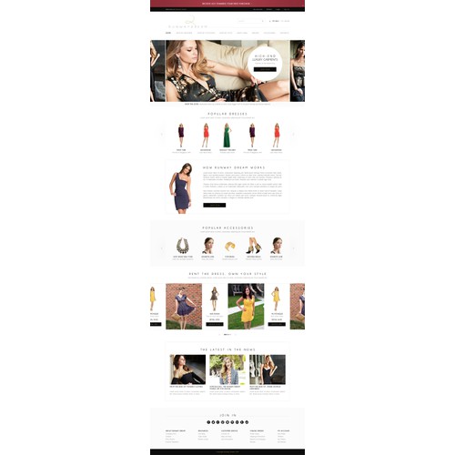Retail Website Design Concept