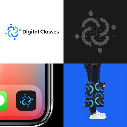 Digital Classes Brand Identity Design