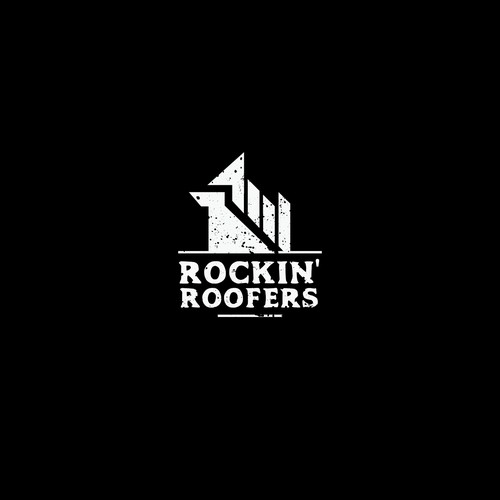 Rockin Logo Style for Rockin' Roofers