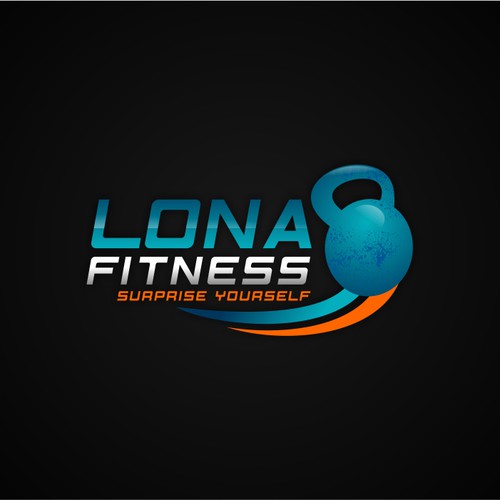 Logo Design For Lona Fitness