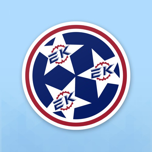 Sticker design for EKnives