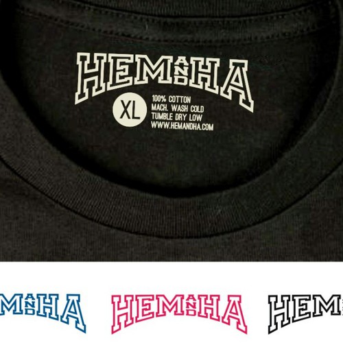 HEM AND HA: Hot, Upcoming T-Shirt Co. needs an original logo you'll be proud to add to your folio.