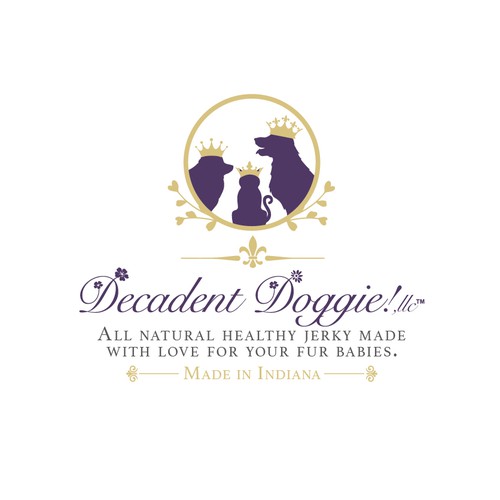 Logo concept for a pet treat company