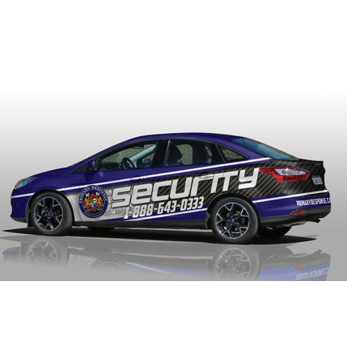 Car Wrap for security company