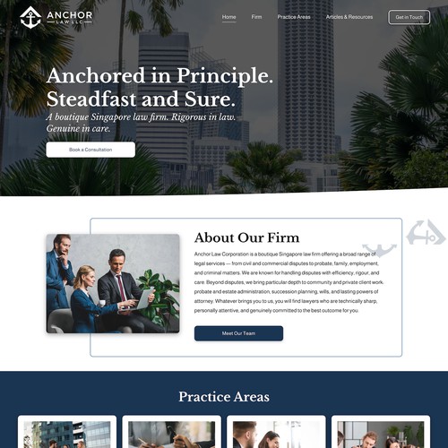 Anchor Law LLC Design
