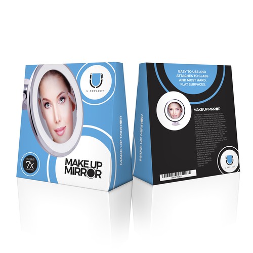 U Reflect Make Up Mirror Package Design