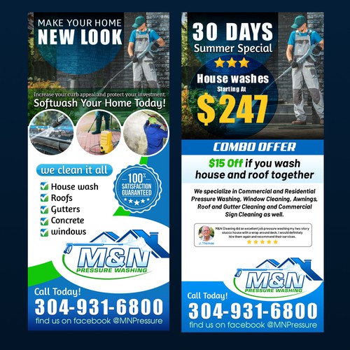 Flyer Design for M&N Cleaning