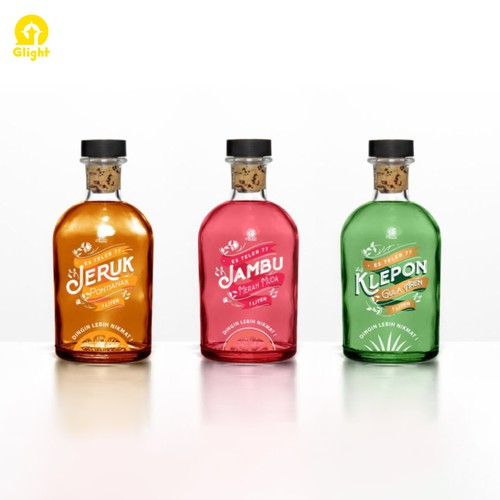 Es Teler Flavored Drink Label
