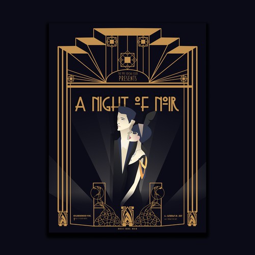 Art Deco Style Poster