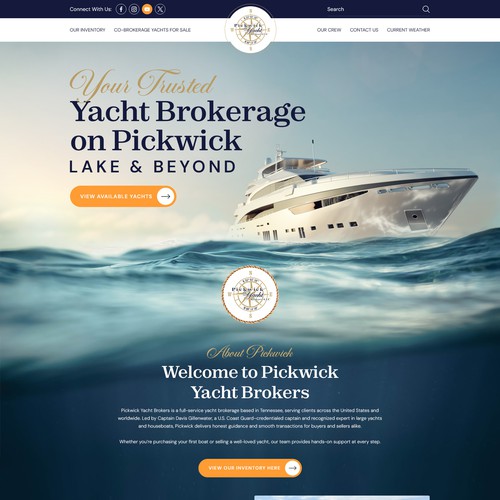 Yacht Web Page