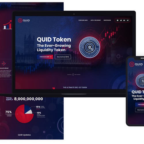 QUID Token crypto website