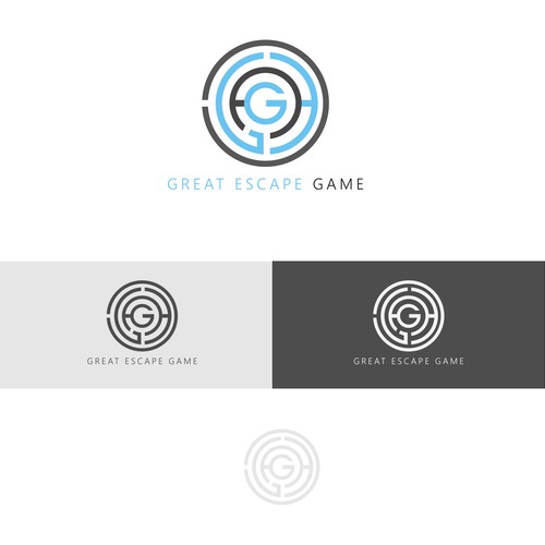 Escape room logo concept