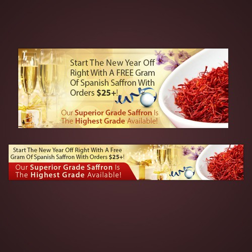 New Years Themed Banner for Spice Sage