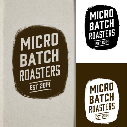 Logo design for MicroBatch Roasters or (mB Roasters)