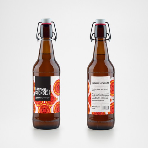 Beer Label Design for Uganda Brewery