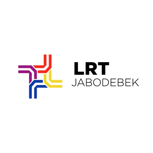 Light Rail Transit Logo for LRT in Jakarta region, Indonesia