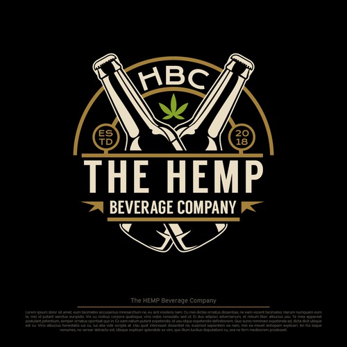 Logo for hemp beverage company