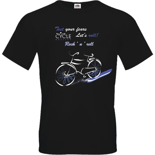 T-shirt with the bike