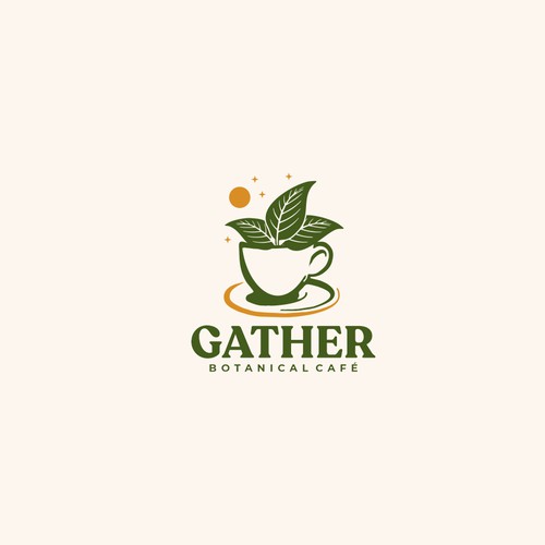 logo concept for restaurant cafe shop
