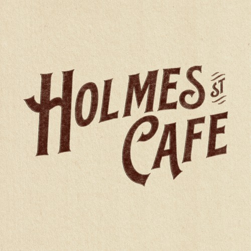 Classic typography for cafe logo