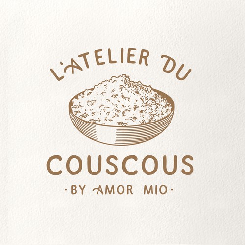 "L'atelier du couscous" Logo Design