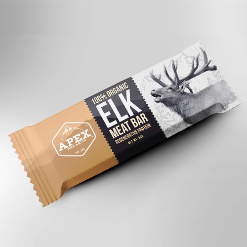 APEX Elk Meat Bar Packaging