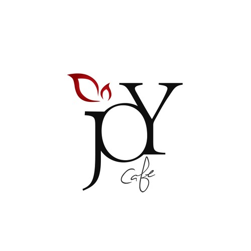 Logo design concept for "JOY" cafe & confections 