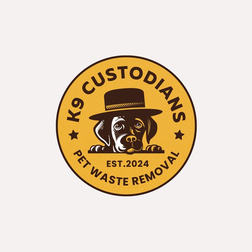 Labrador Dog Logo design 