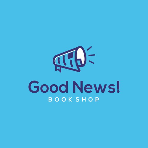 Uplifting New Logo for Good News! Online Book Shop