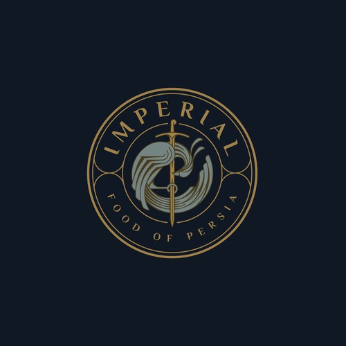 Luxury logo for IMPERIAL Food Of Persia.