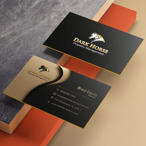 Dark Horse Property Management | Premium Business Card