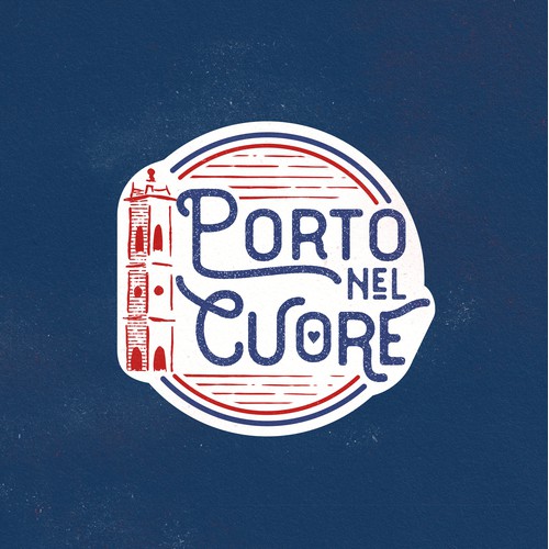 Political logo for a beautiful italian village.