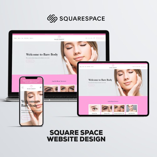 SquareSpace Design for Bare Body