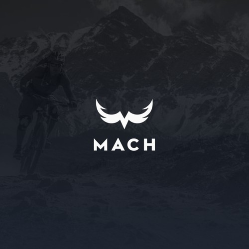 (masculine) Logo for mountainbike clothing company