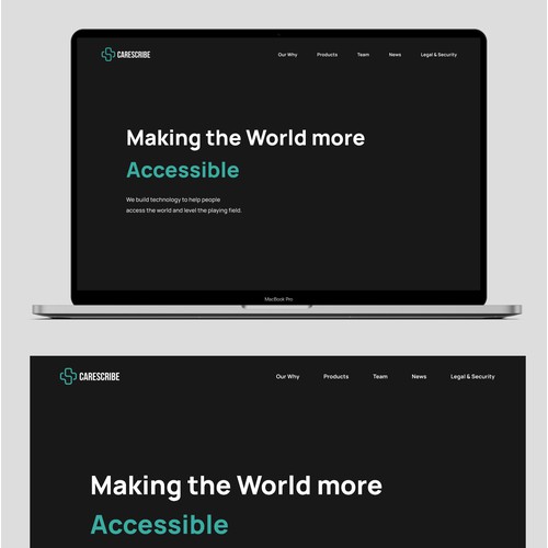 Darkmode Website Design