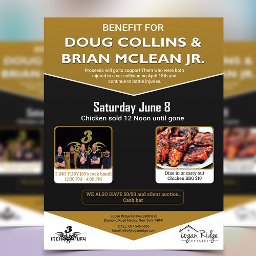 Benefit for Doug Collins and Brian Mclean Jr