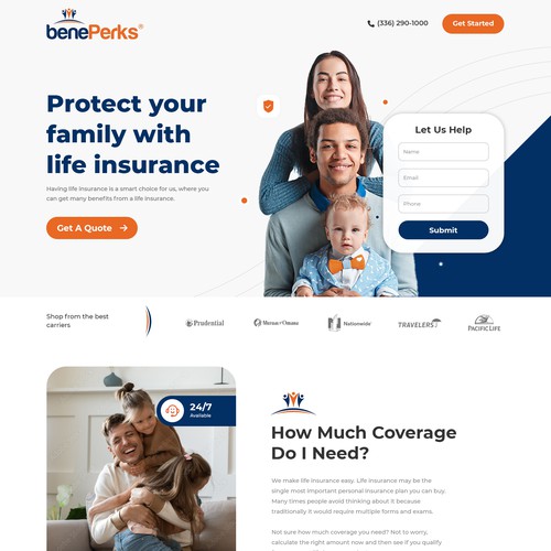 Insurance Landing Page