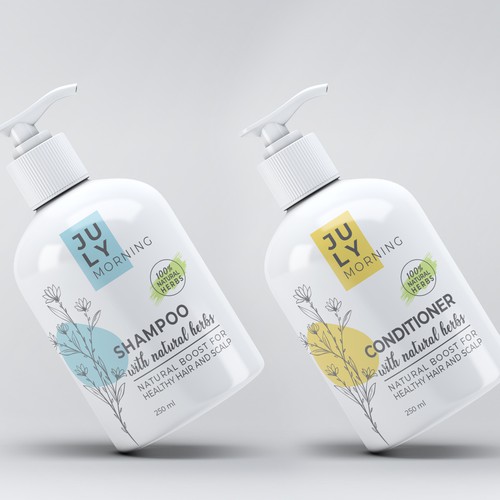 Shampoo and Conditioner Bottles