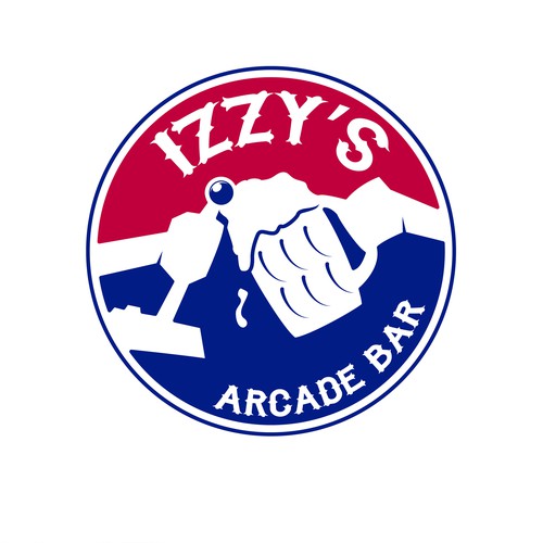 Izzy's Arcade bar logo