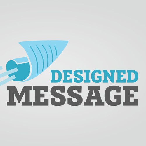 Creative logo for a creative messaging company - Designed Message