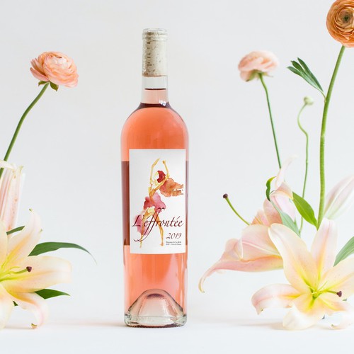 Étiquette de vin 