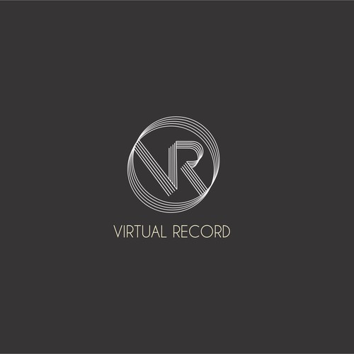 Logo concept for virtual record website