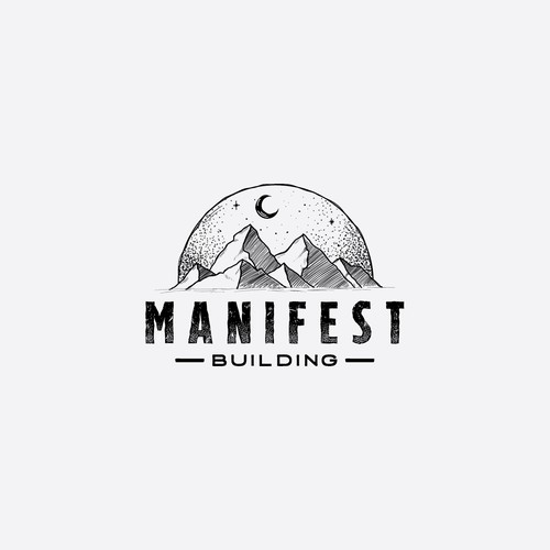 Logo concept for a construction company