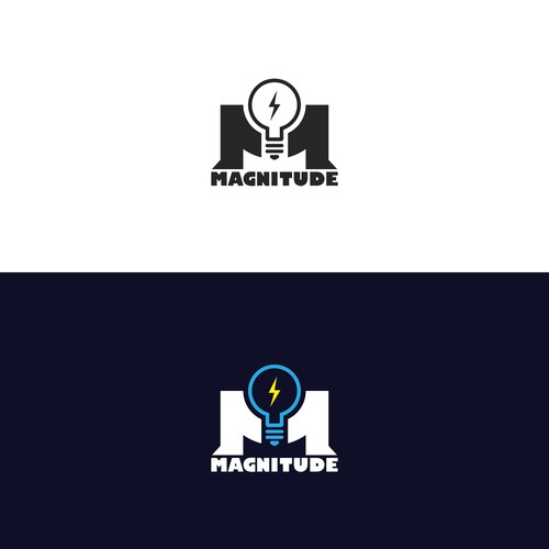 Masculine logo design for Magnitude