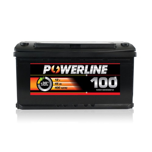 Powerline Car Battery Label