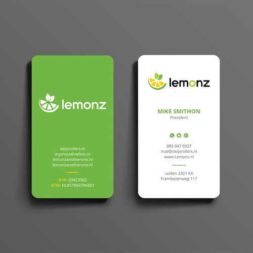 Business card design