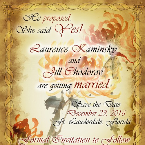 Wedding invitation